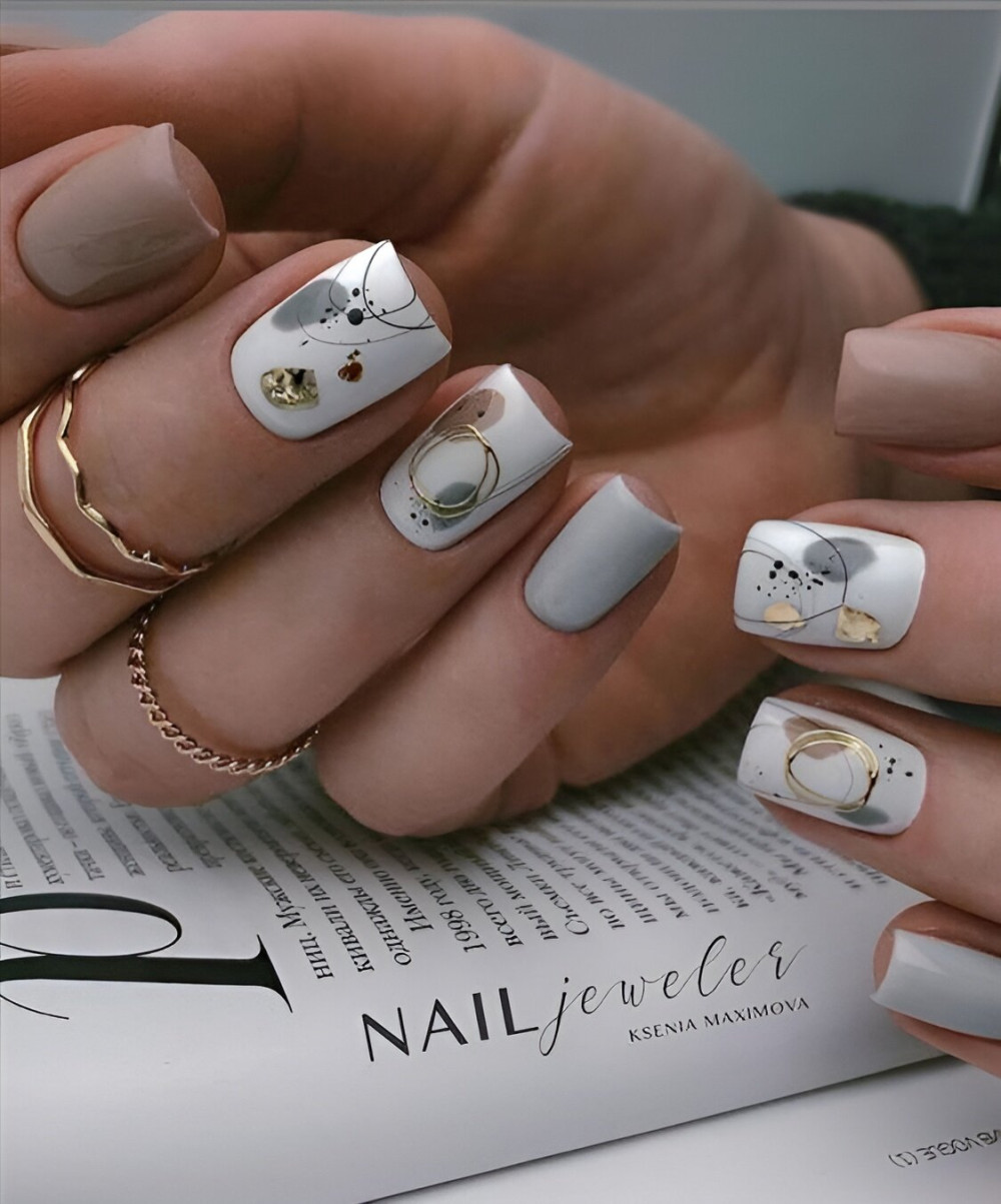 Short and Sweet: 30 Charming Square Nail Designs That Will Steal Your Heart. - COOT