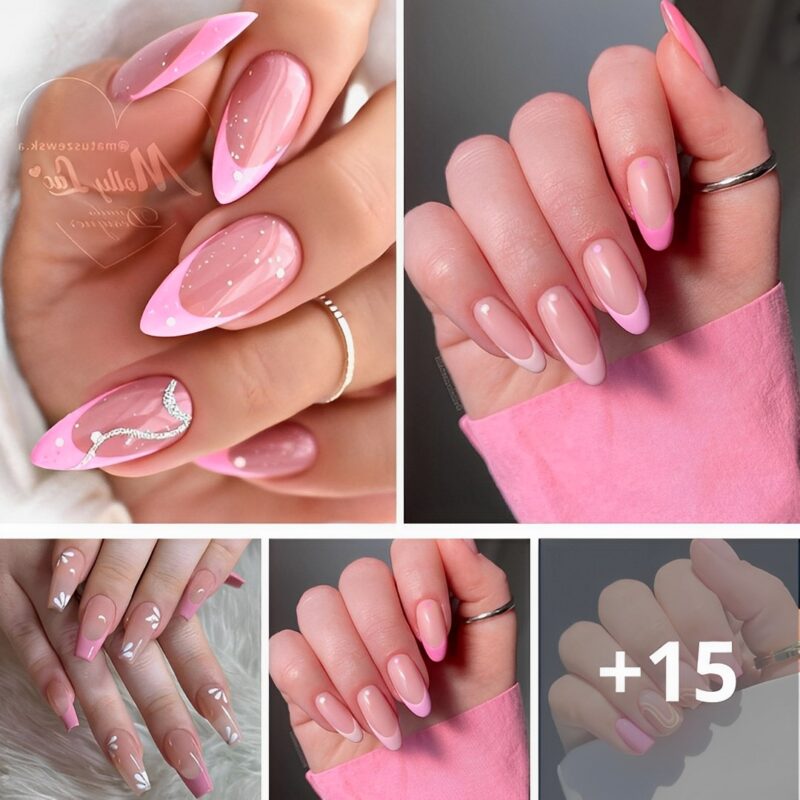 80+ Enchanting Pink French Tip Nail Designs to Captivate Your Senses!