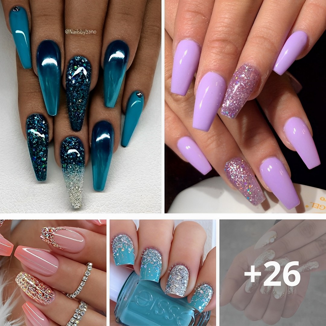 Fabulous Ways to Rock Glitter Nails Like a Boss in 44 Photos