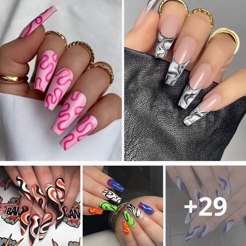 Dreamy Twirl Nails: 51+ Enthralling Patterns That Will Ignite Your Imagination.