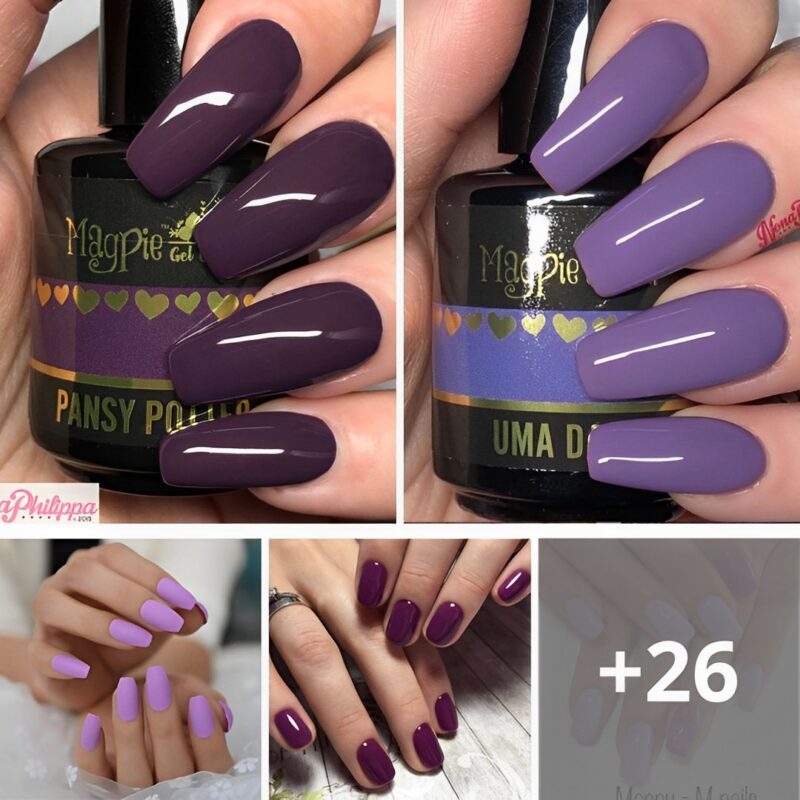 26+ Best Purple Nail Designs