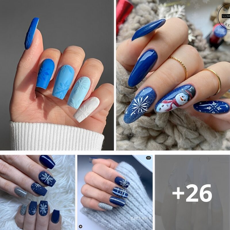 26 Gorgeous Blue Nails For 2025 Holidays