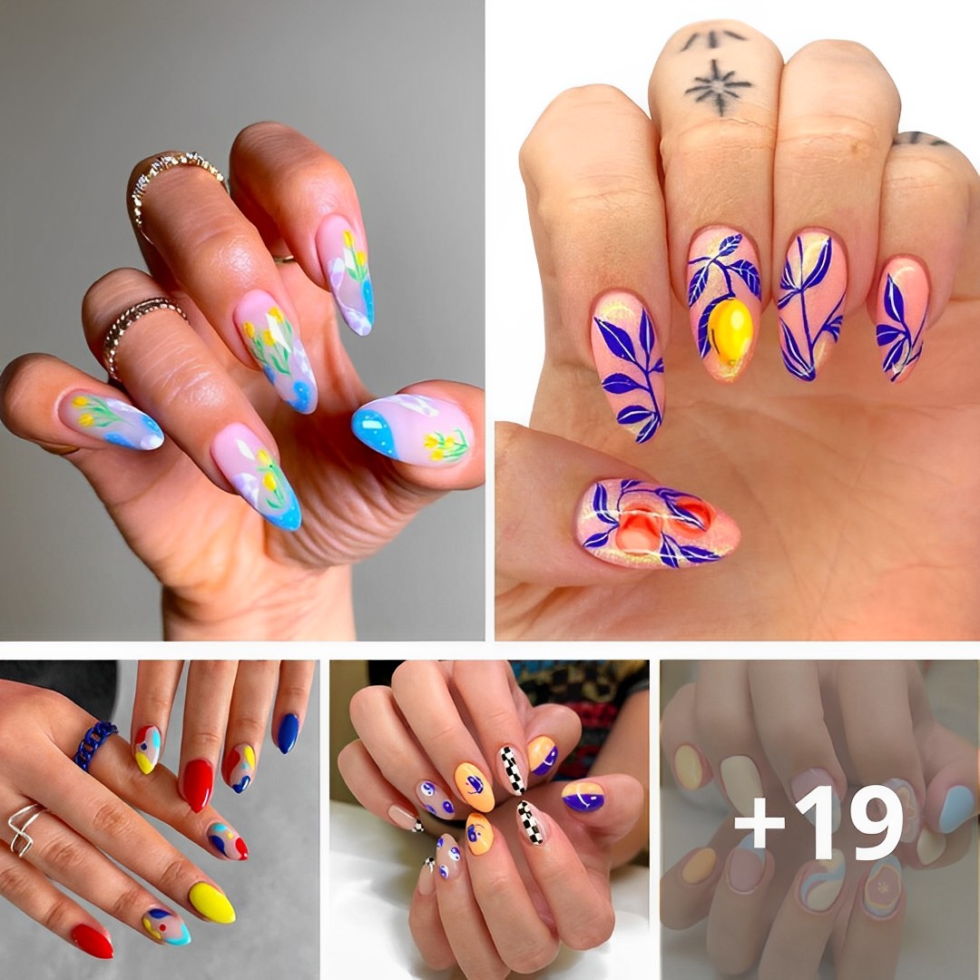 Vibrant and Captivating Blue and Yellow Nail Art Ideas to Experiment with Today.