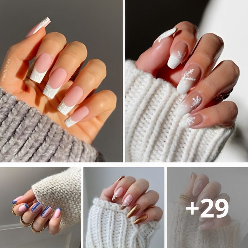 40+ Snowflake Nails For A Snowy Mani!