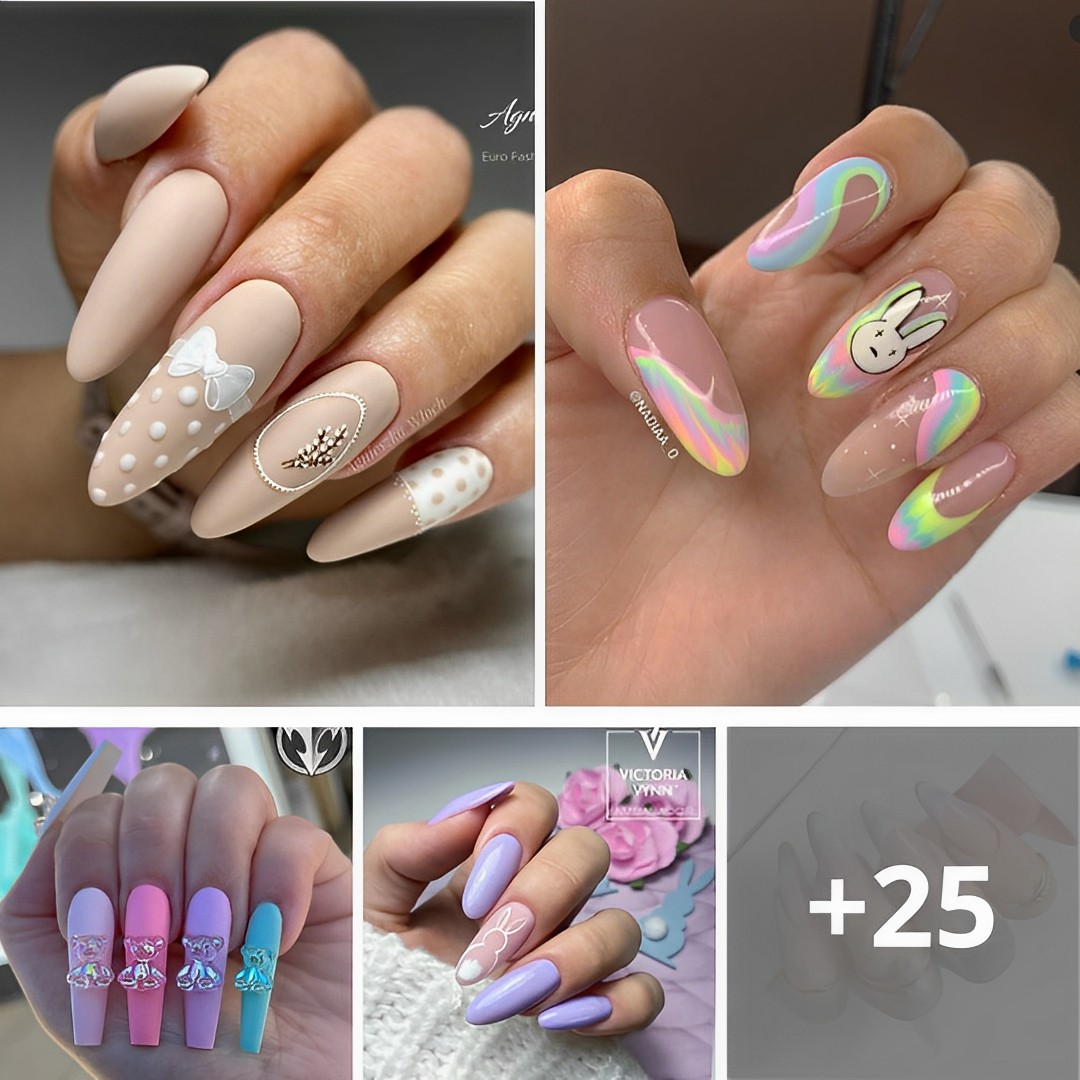25 PHOTOS: Adorable Easter Nail Designs Perfect for Spring 2025