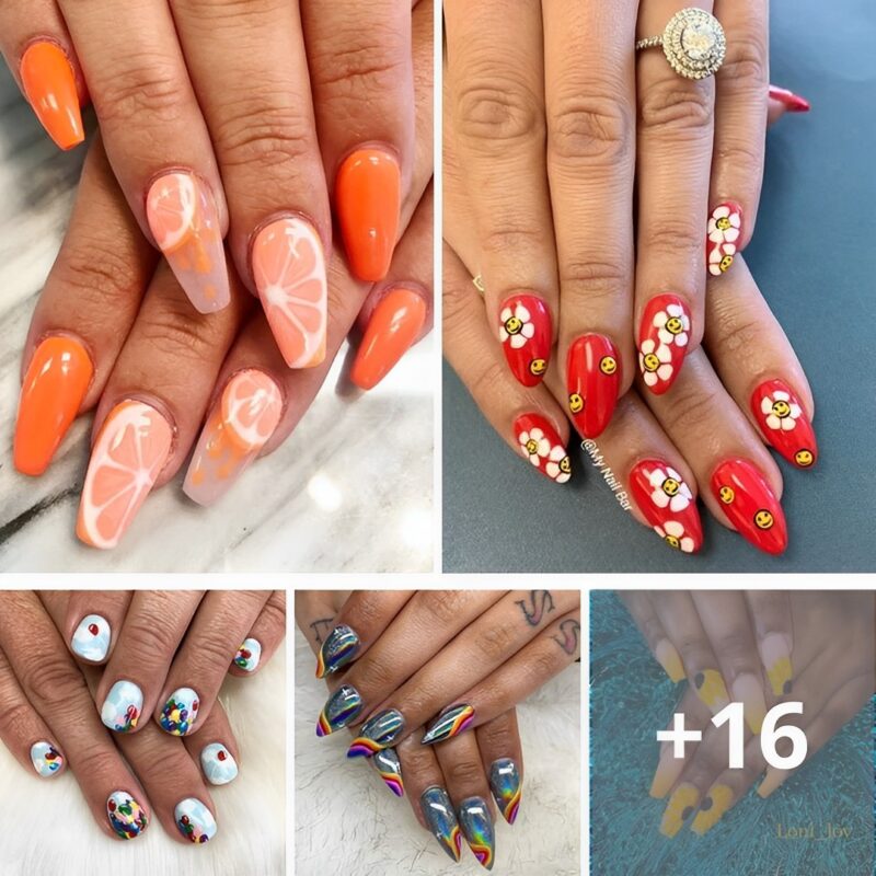 17 Happy Nail Designs To Lift Your Spirit