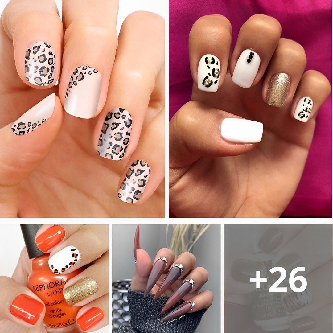 26 Pretty Print Nail Designs