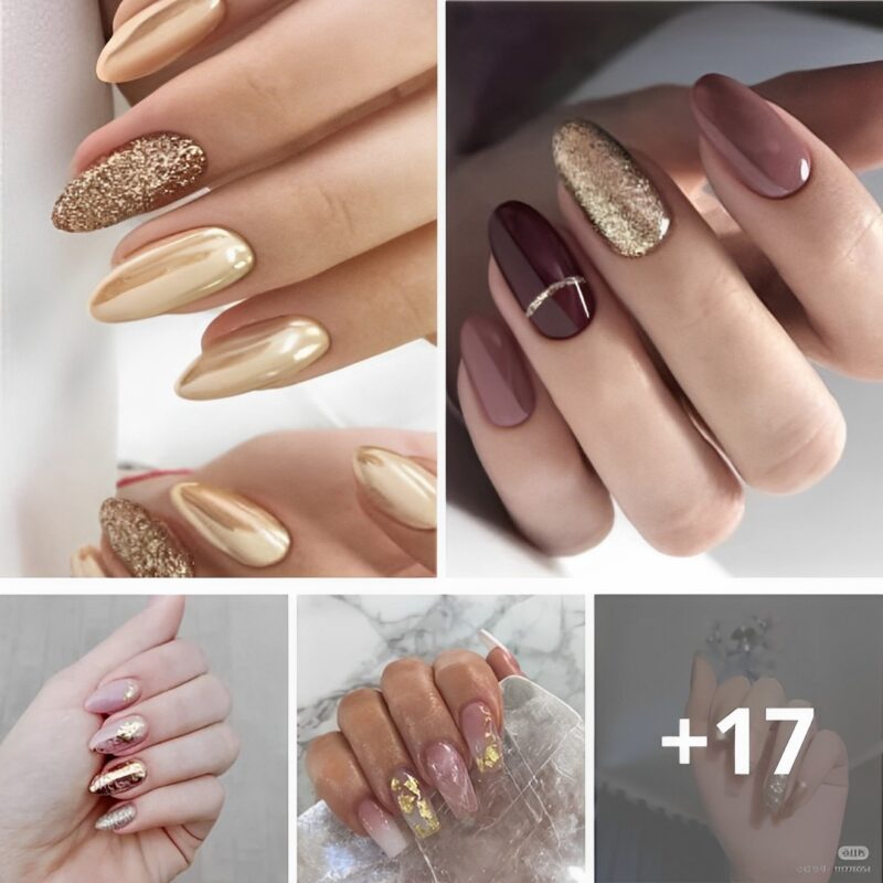 Simple Gold Nail Designs for the Huat Chinese New Year at the last minute!