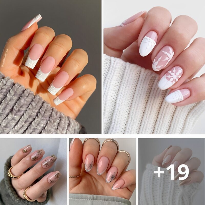 Look and do! 40+ Stunning Snowflake Nail Designs.