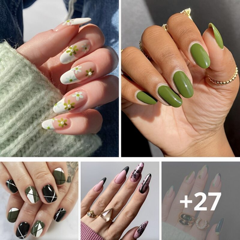 Exploring 35+ Extraordinary Olive Green Nail Designs for Every Occasion