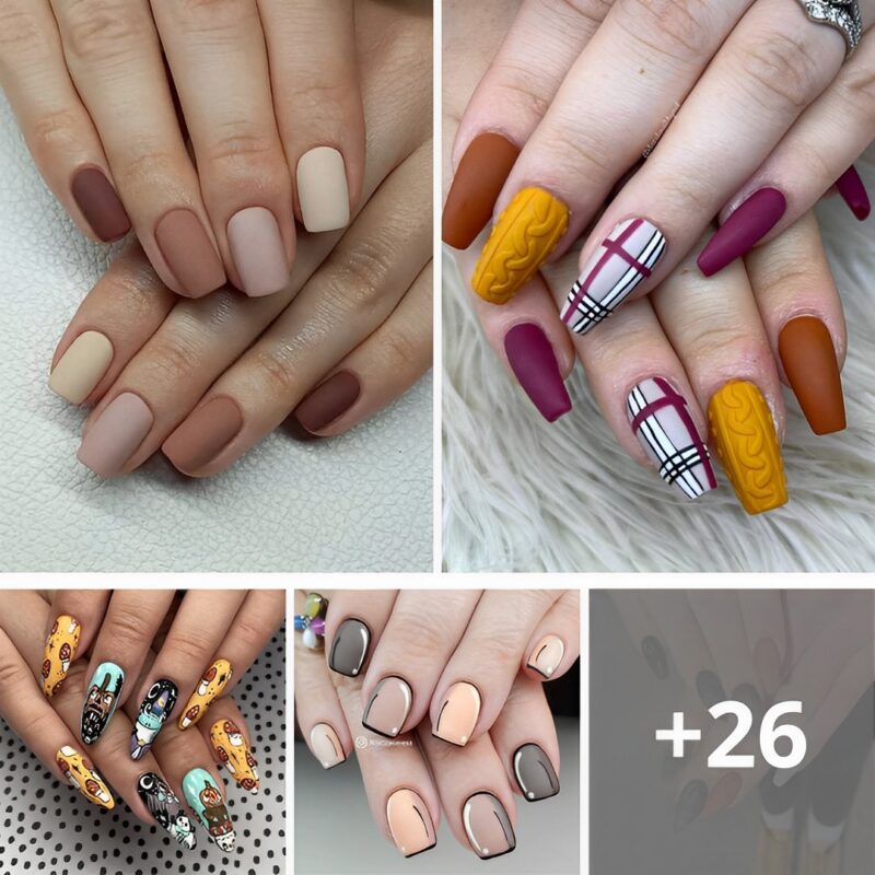 26 PHOTOS: Gorgeous Matte Nail Designs Perfect for Autumn Vibes