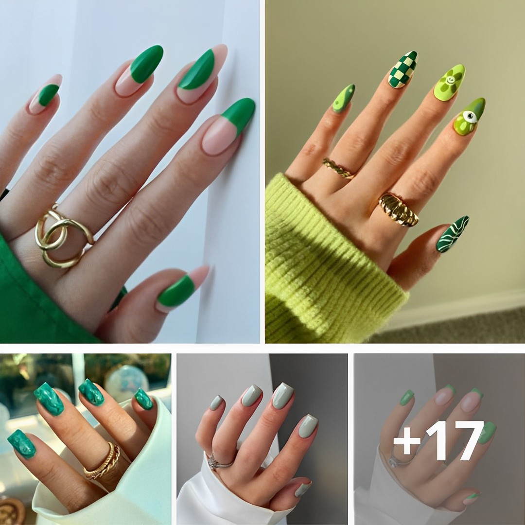 4 leaf clover ɑnd green nails – this is the reciρe for good luck!