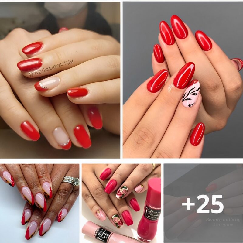 54 Hot Red Nail Designs For 2023