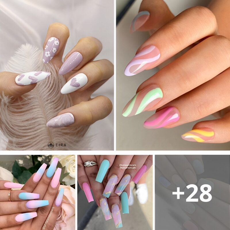 30 PHOTOS: Adorable Pastel Nail Designs for an Effortless Style