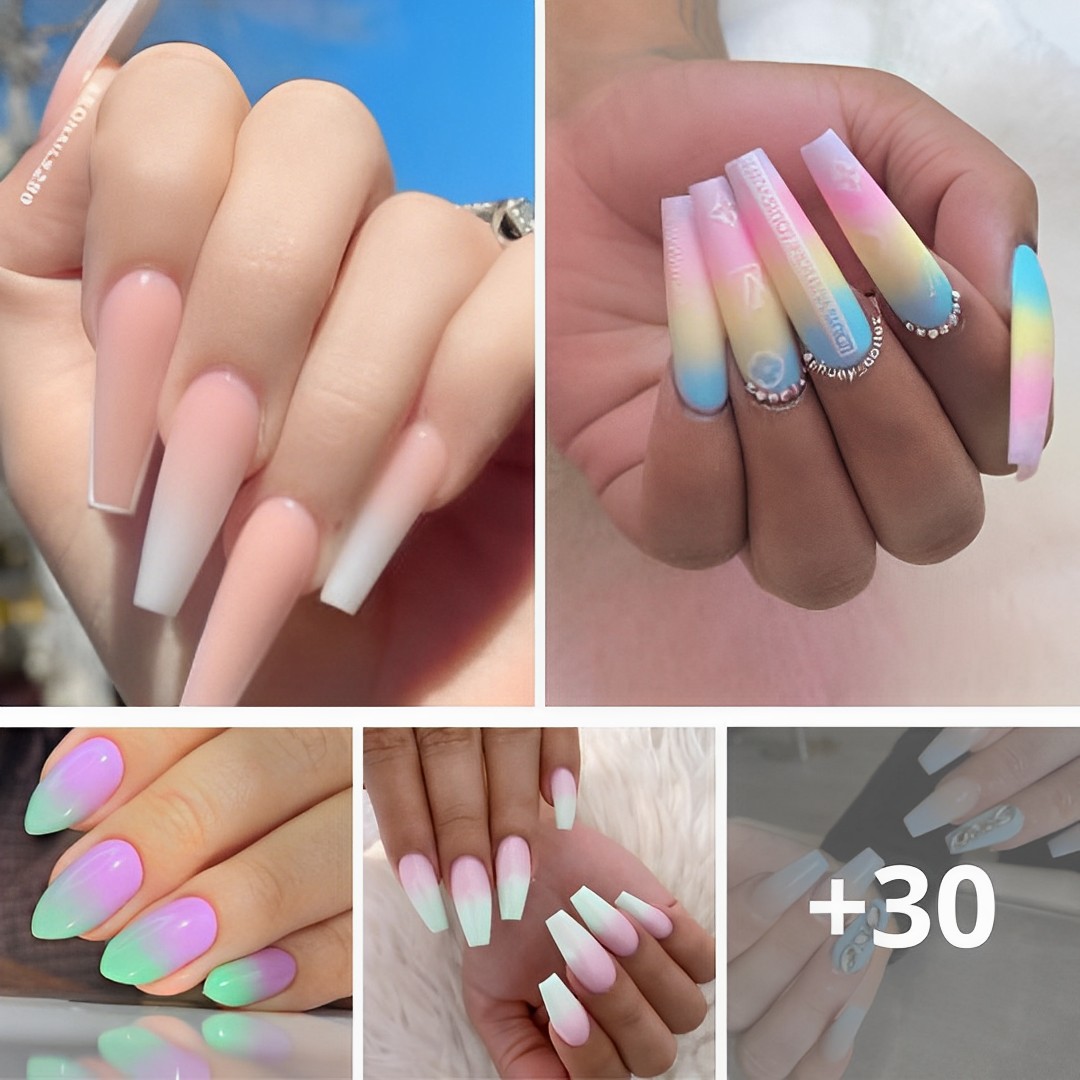 Immerse yourself in the depths with these beautiful purple and white nail colors…the sweetest feeling for you