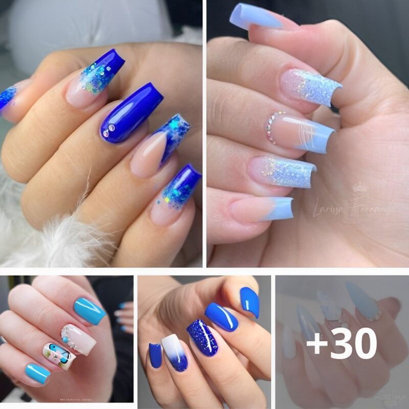 68 Beautiful Sky Blue Nail Polish Ideas” that will melt your heart in… show the beauty of a girl… this experience is just for you