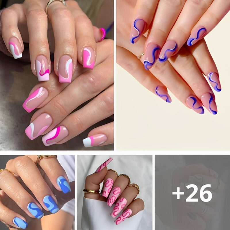 26 PHOTOS: Eye-Catching Swirl Nail Designs with Effortless Style