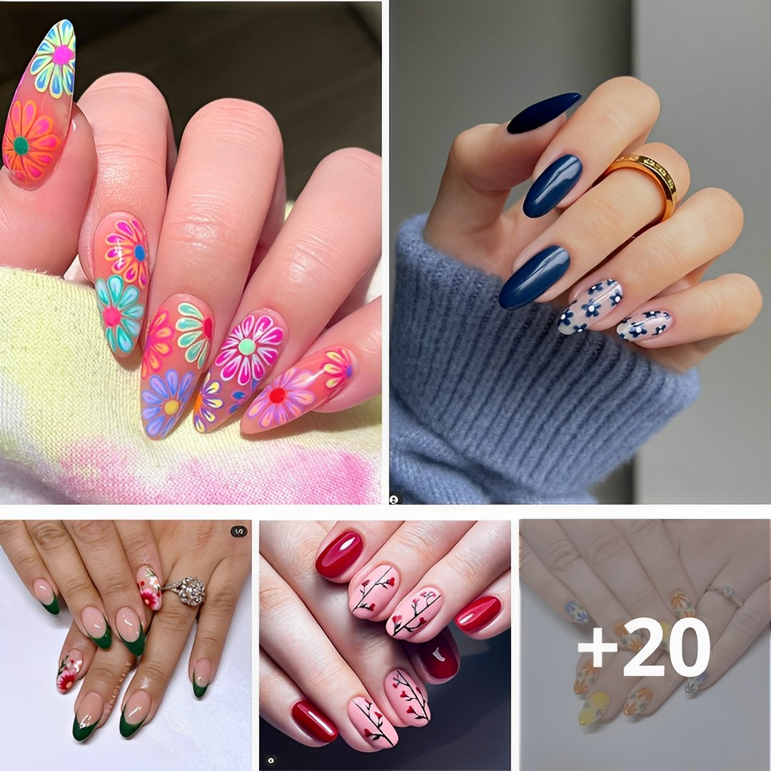 35 Floral Nails For Spring 2025
