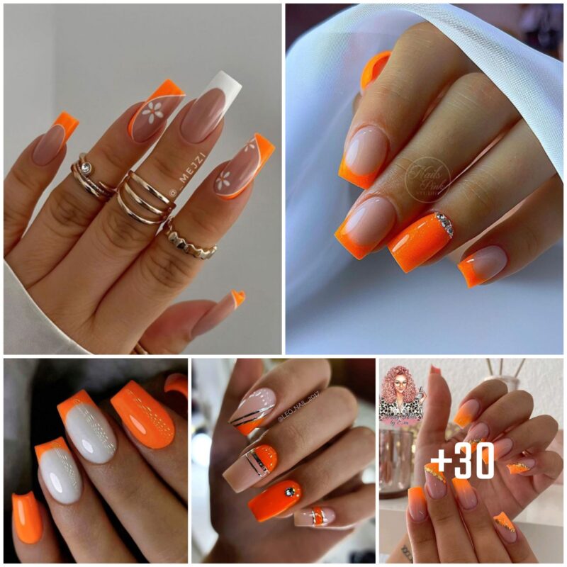 Orange Short Nail Inspiration: Vibrant Ideas for Your Perfect Manicure