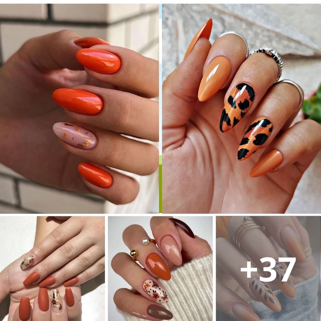 50+ Simplе Yет Gоrgеоus Burnт Orangе Nail Idеas Fоr A Chic Auтumn