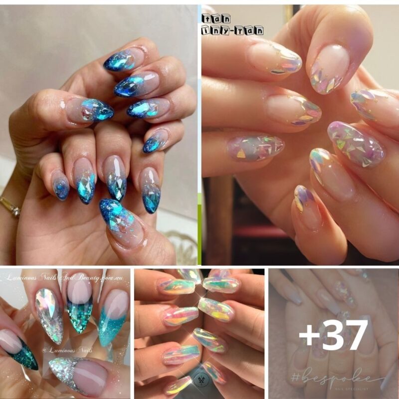 55 Stylish Nail Ideas That Will Make You Fall in Love with Glass Nails