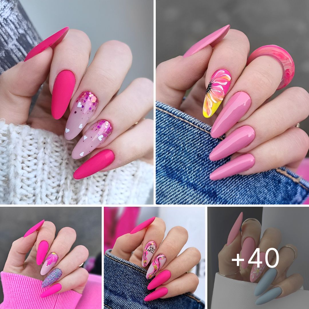 Get inventive with pink nails: Fashionable and artistic designs