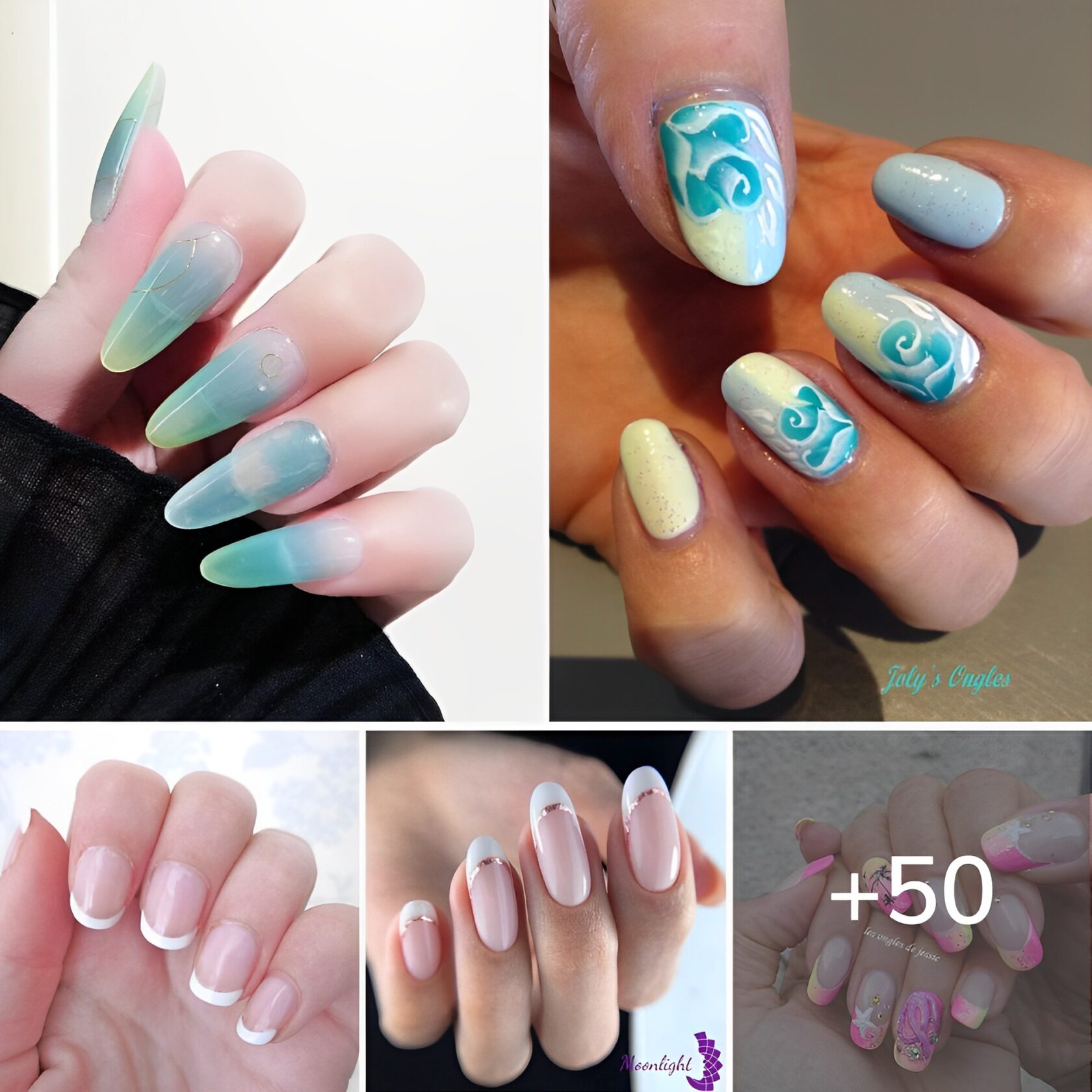 The best way to Create Gradient Glitter Nails with a Gradient Nail Artwork Tutorial.