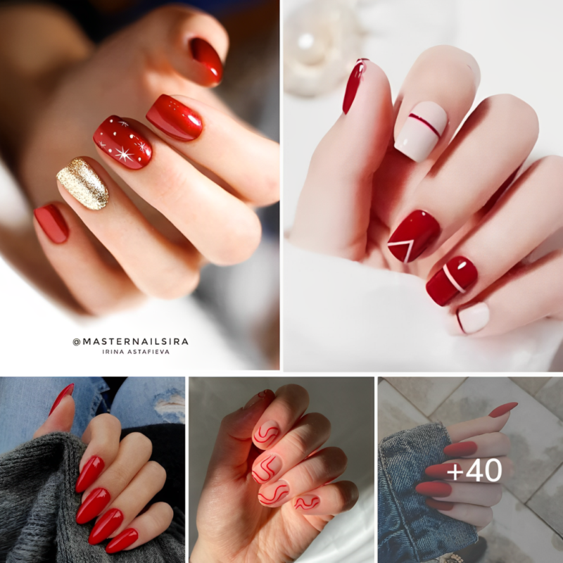 The Finest Crimson Nails & Crimson Nail Colours Of The Yr
