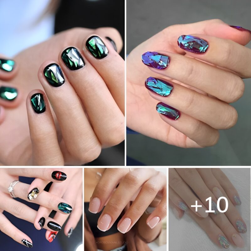 Meet the ‘Glass Nails’, the nail development with holographic mirrors full of fashion