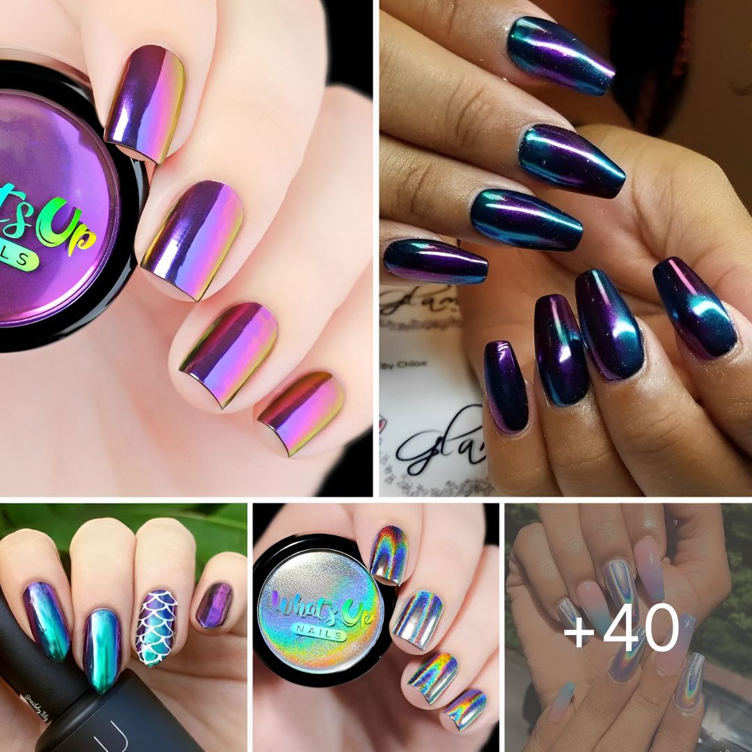 40+ Attractive Holographic Nails That Are Merely Beautiful