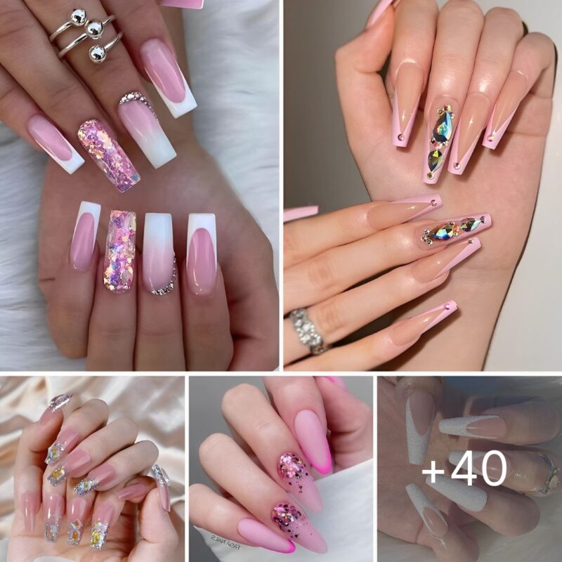 40 Fashionable French Tip Nail Concepts To Strive ASAP