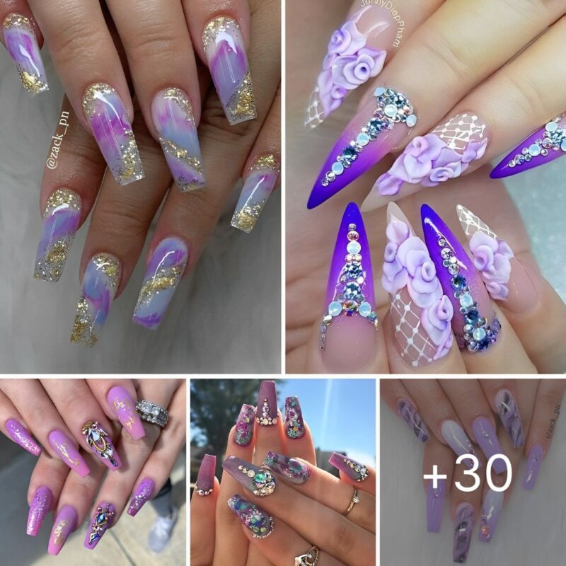 Over 72 Creative and Inspiring Ideas for Violet-Colored Nail Designs