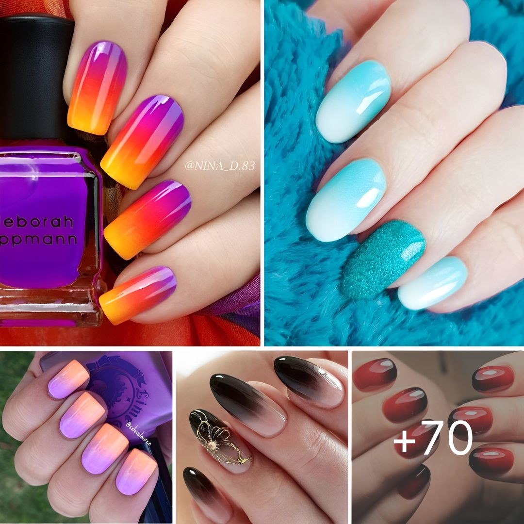 70+ Glam Concepts For Ombre Nails Plus Tutorial