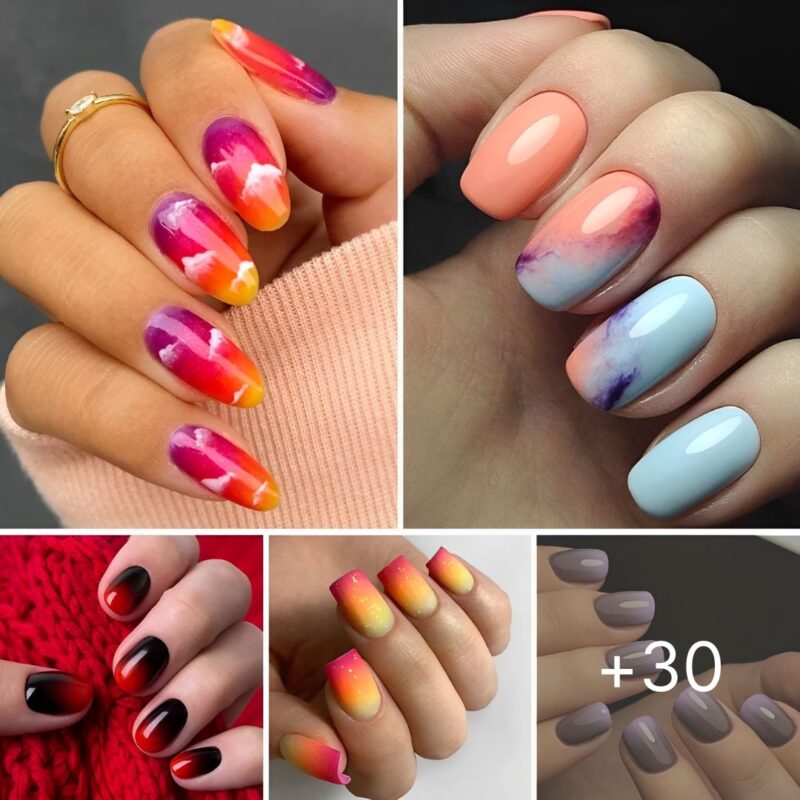 30+ Lovely Ombre Nail Design Concepts 2023