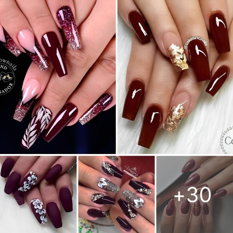 30 Burgundy Nail Designs To Awaken Your Inside Seductive