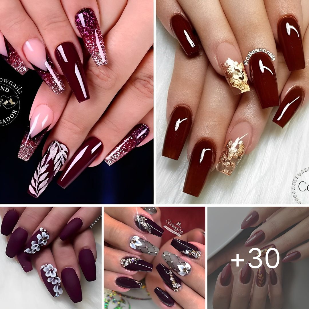 30 Burgundy Nail Designs To Awaken Your Inside Seductive