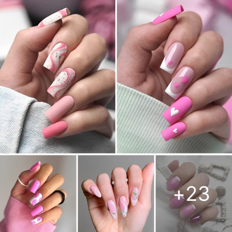 60 Traditional Pink and White Nails + Cute Pink and White Nail Designs To Copy