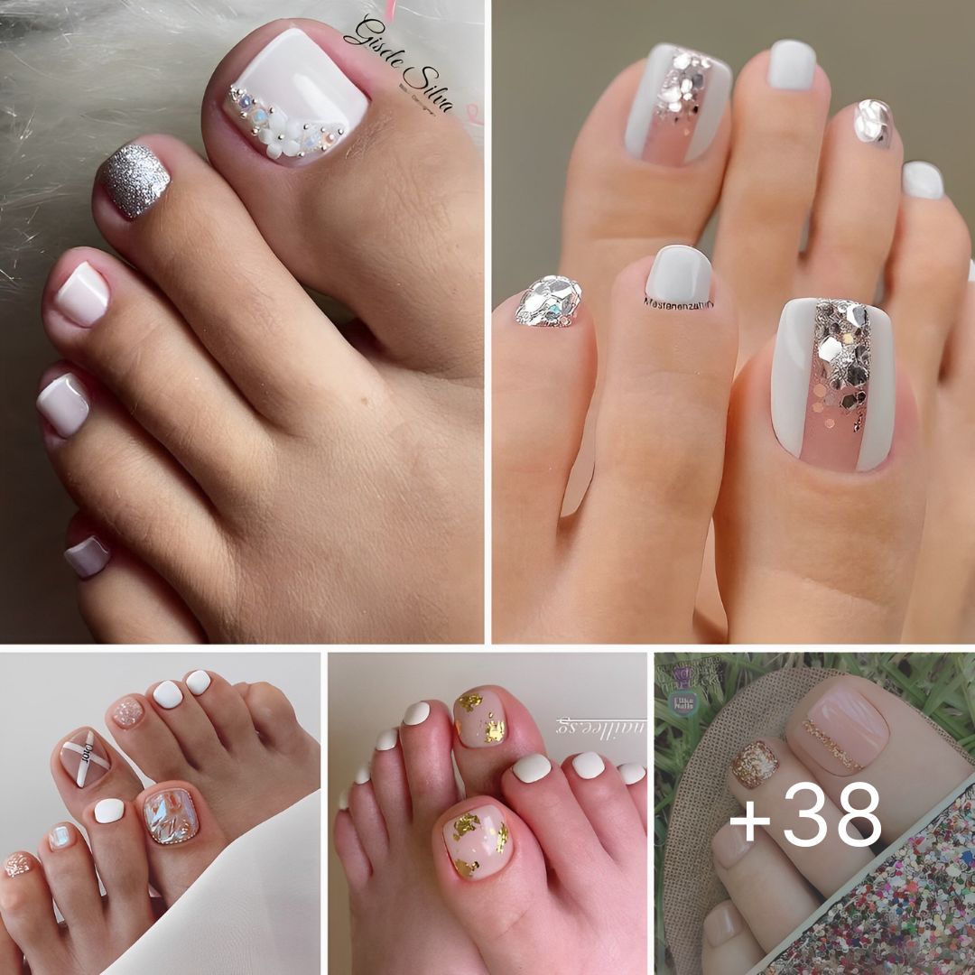 38 Finest Wedding ceremony Toe Nails To Immediately Glam Up