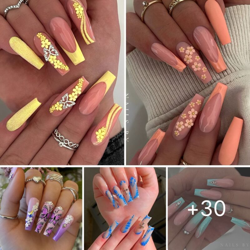 Summer time Coffin Nails Inspo | 2024 Nail Traits To Put on