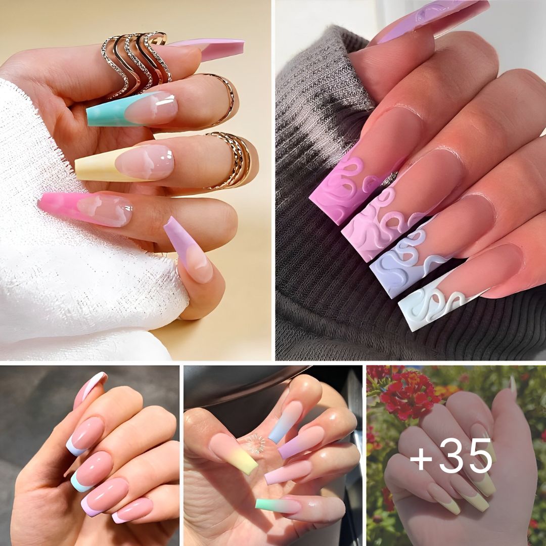 35 Pastel French Manicure To Look Fairly All 12 months Lengthy