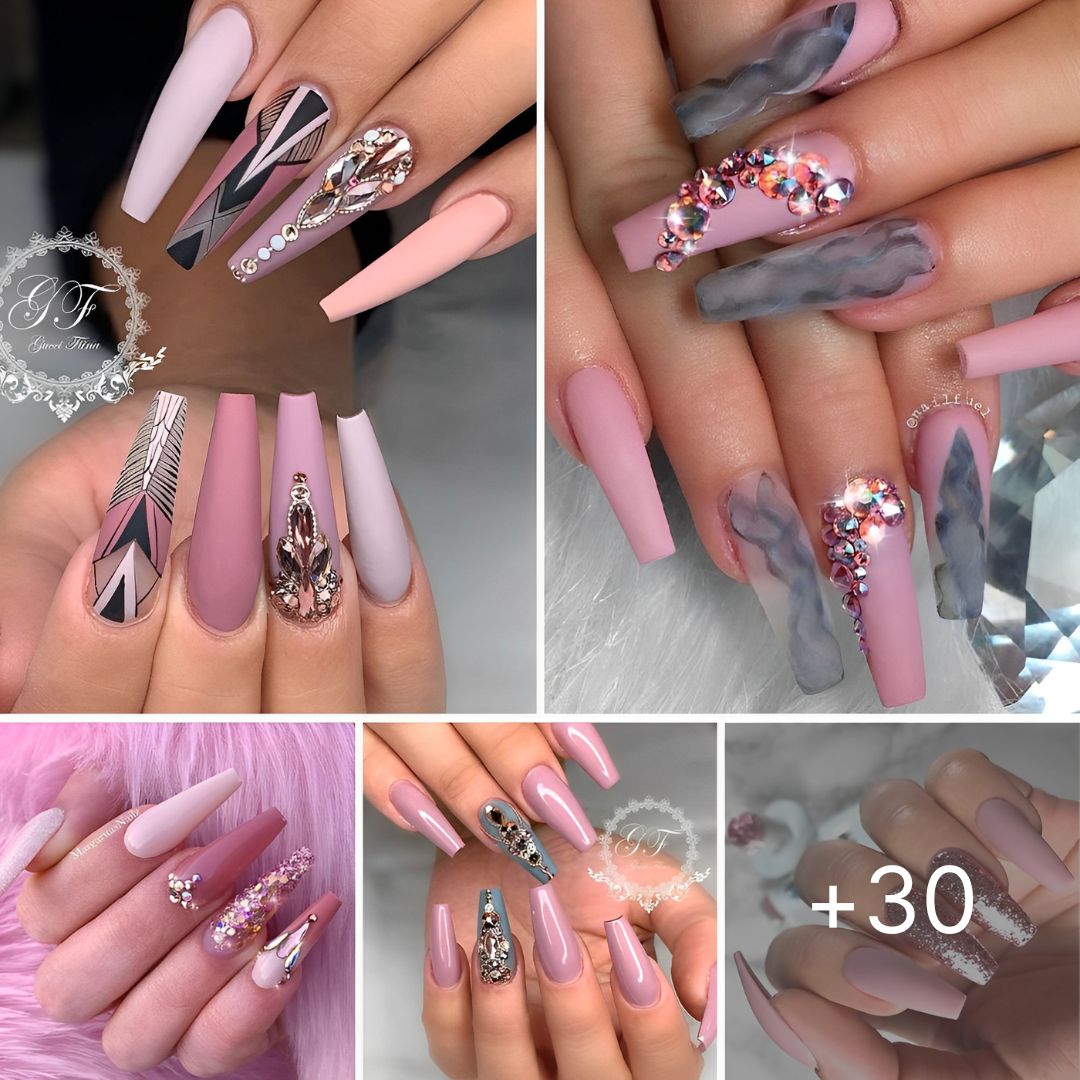 30+ Mauve Coloration Nail Artwork Concepts To Look Flawless To The Fingertips