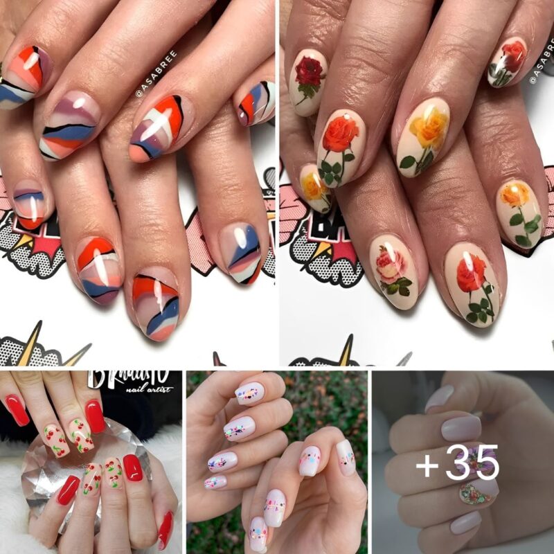 35+ Catchy and Interesting Cute Nails for Enjoyable-loving Ladies