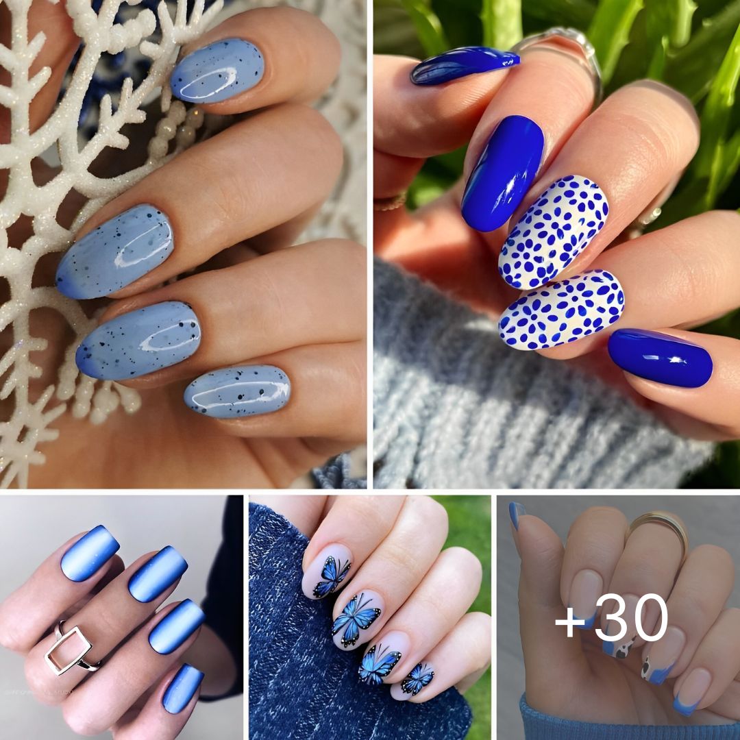 30 Attractive Blue Nail Designs To Copy In 2026