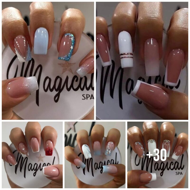 60 Lovely White Nail Artwork Designs and Concepts to Strive Now