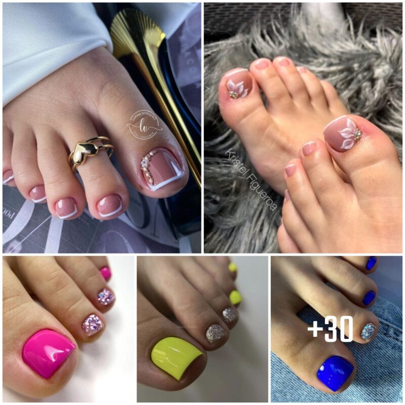 Elegant Toe Nail Inspiration: Elevate Your Pedicure Recreation