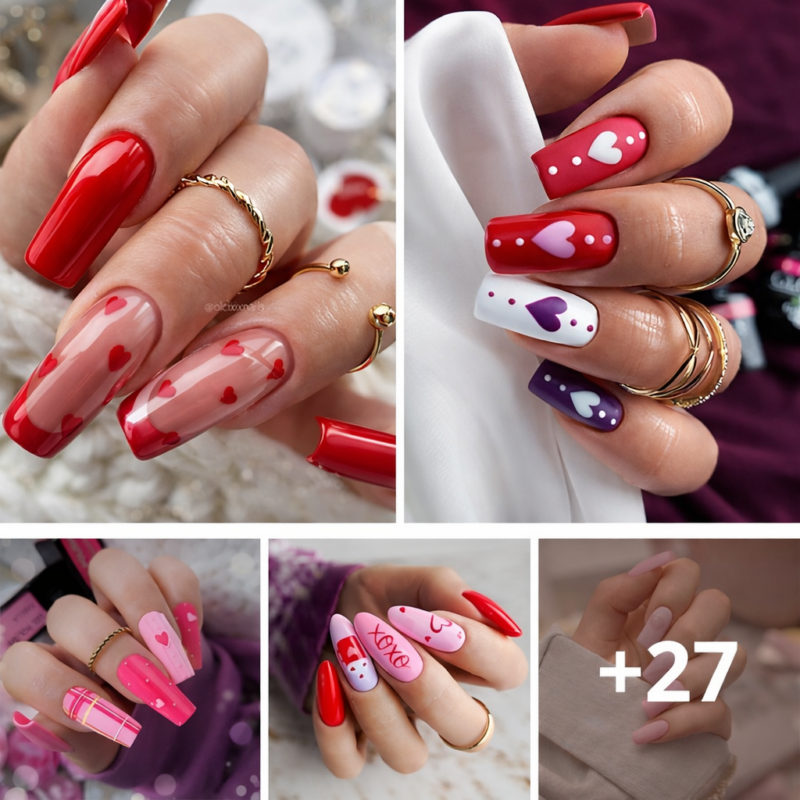 66 Graceful Love Heart Nails For Valentine’s Day That Are Far From Cheesy