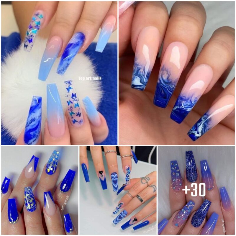 The Artwork of Class: Exploring the Attract of Stunning Blue Nails