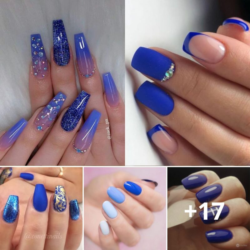 Today, we’re sharing oυr favorite blυe nails that will go with any look.