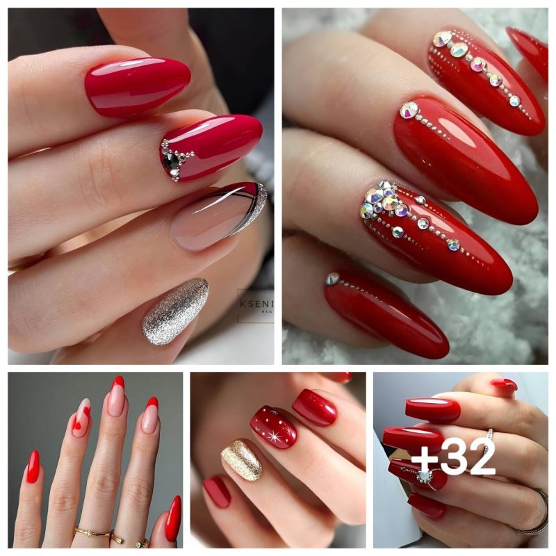 27 manicuras rojas glamorosas que te harán irresistible