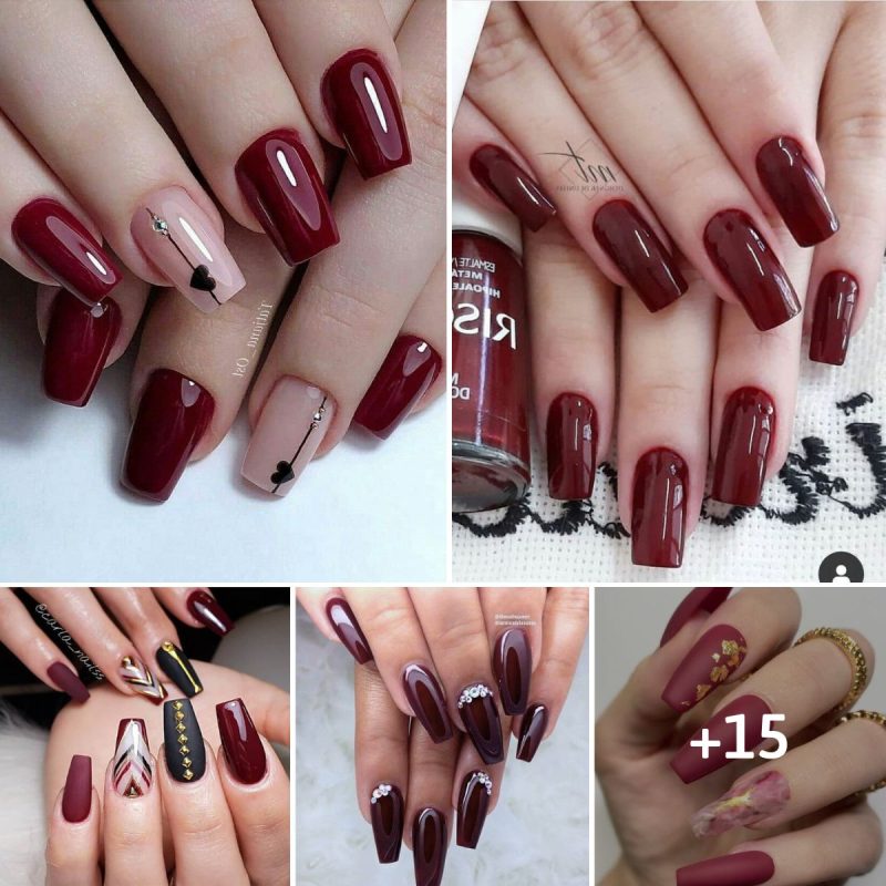 15+ Sultry Burgundy Manicure Ideas To Reveal Your Inner Sexy In Winter